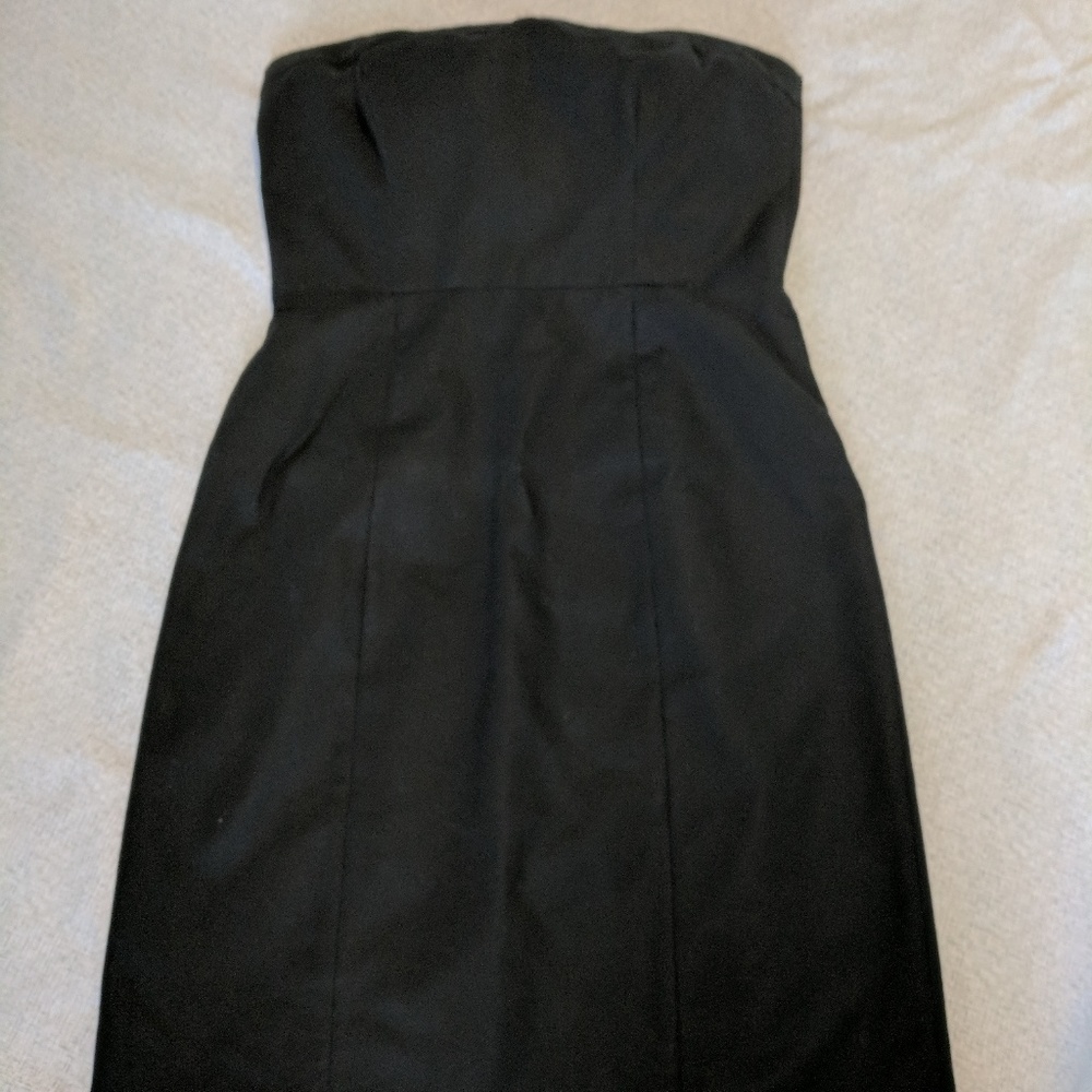 Black Strapless Dress